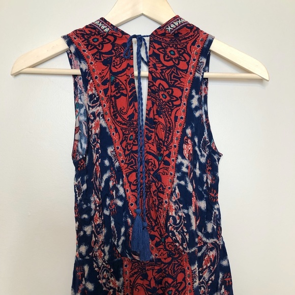 Flying Tomato Cross Over Paisley & Floral Dress - Picture 12 of 15